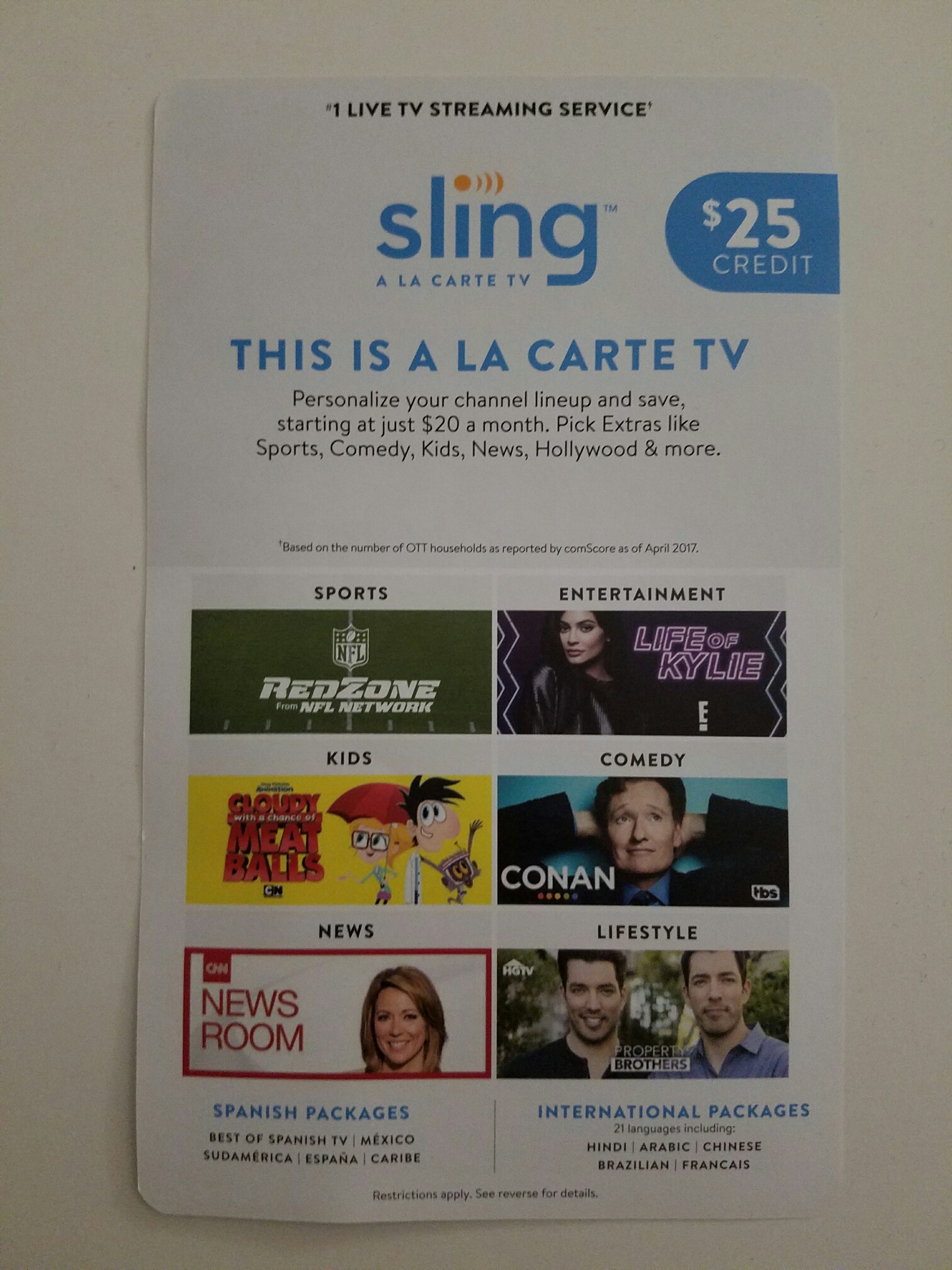 Streaming and Sling TV No Contract No SSN No Lease Best Deal on